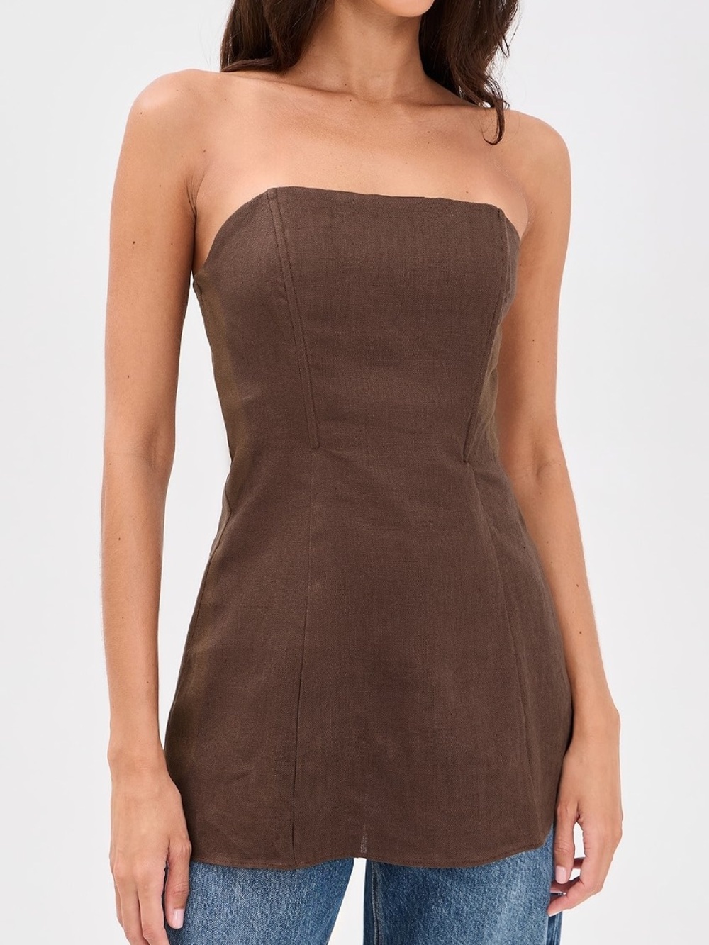 Reformation Aurina Linen Top